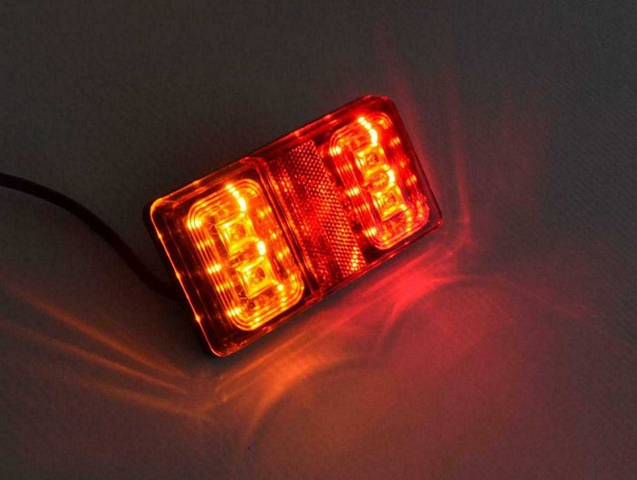 1 бр. ЛЕД LED задни стопове светлини 12-24V за кола камион бус Тир