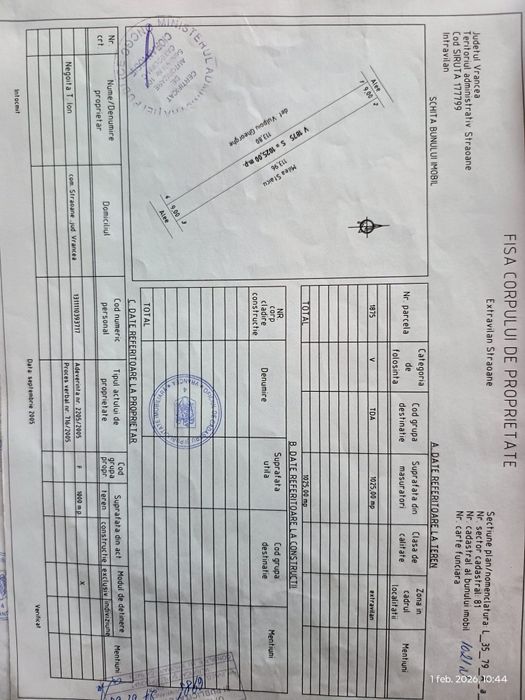 Teren intravilan Străoane