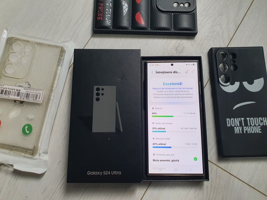 Samsung S 24 Ultra fullbox,huse..