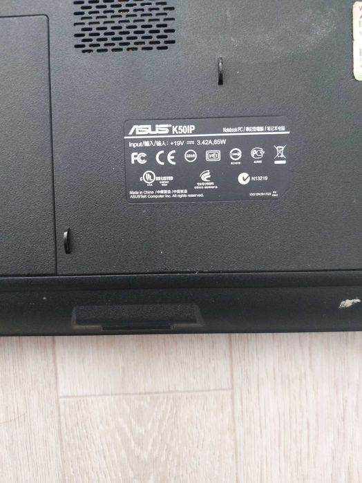 Ноутбук ASUS K50IP на запчасти