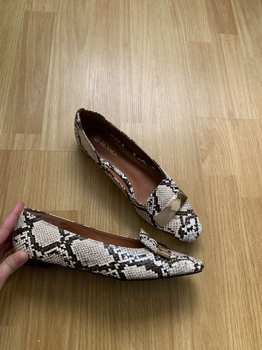 Balerini piele Benaza 36