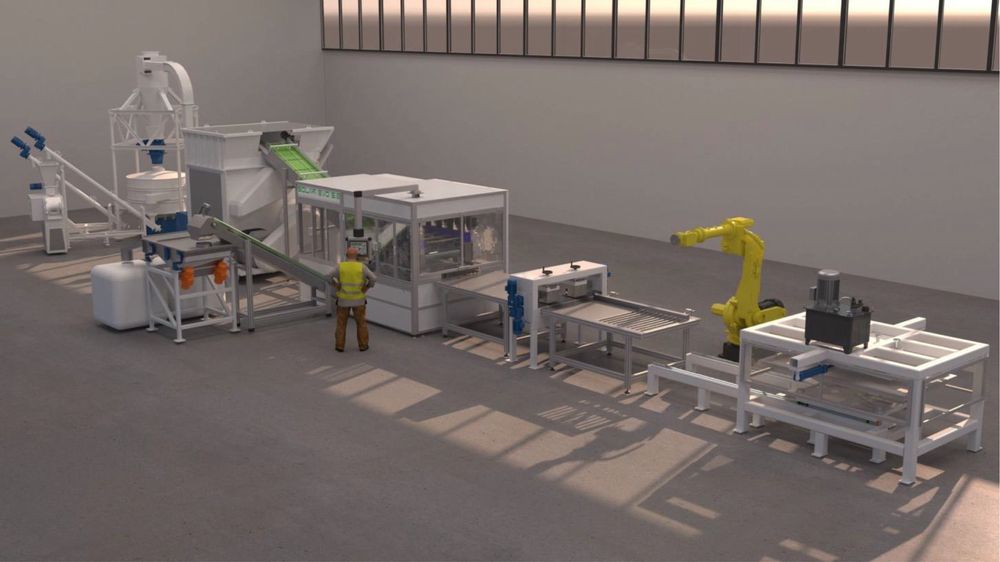 Linia reciclare panouri fotovoltaice