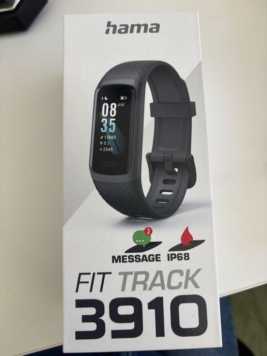 Фитнес гривна Hama "Fit Track 3910", Черен