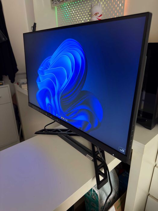 Monitor Gaming LED IPS Lenovo Legion R27qe, 27", QHD (2560x1440), 180Hz, 0.5ms + cadou suport 2 monitoare