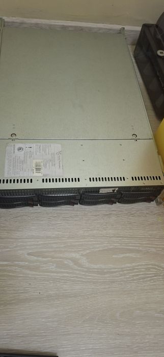 Сервер 2U Supermicro (2x Xeon / 64GB ОЗУ) + рельсы + RAID