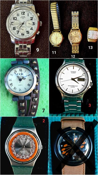 Различни Swatch и други марки
