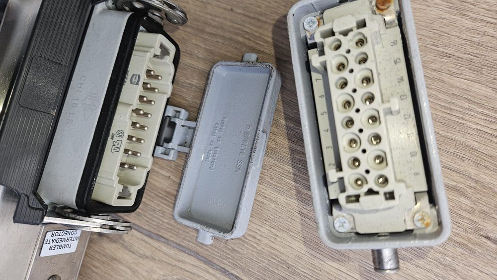 Cutie conexiuni inox pentru automatizări industriale + ILME / Harting 16 pini