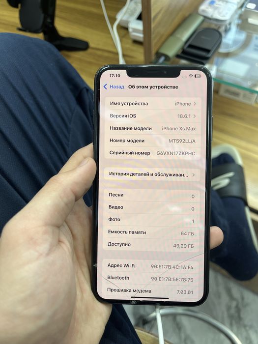 Iphone Xs Max black