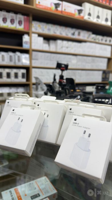 IPhone uchun Apple USB-C 20W tarmoqli zaryadlash qurilmasi, oq rang