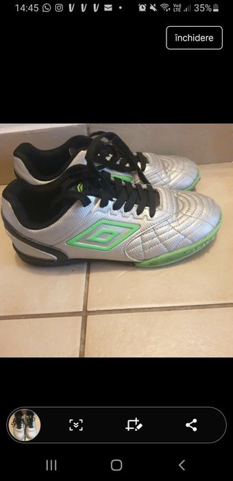 Ghete sintetic baiat,Umbro,nr 35