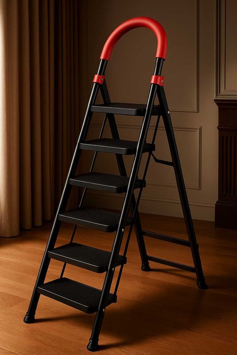 Лестница металлическая складная 3–7 ступеней + широкий ассортимент