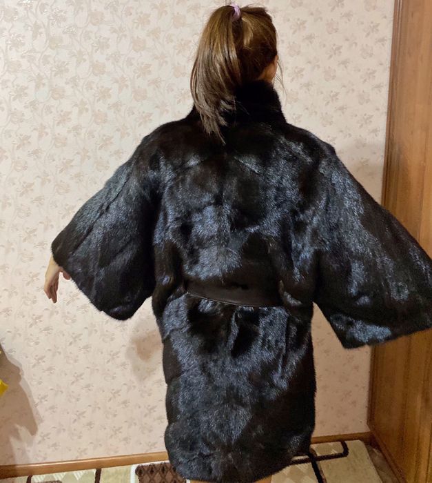 Шуба 44 р коричневая