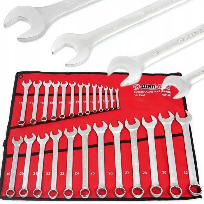 Комплект звездогаечни ключове 6–32мм, Mar-Pol 25 части