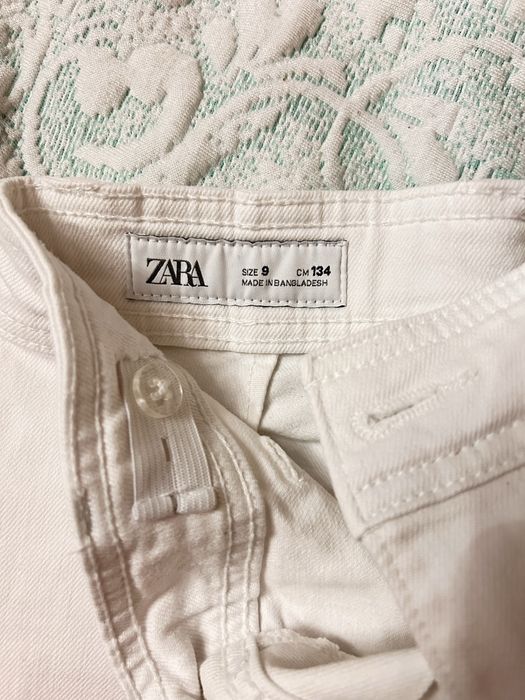 Белые джинсы на девочку Zara