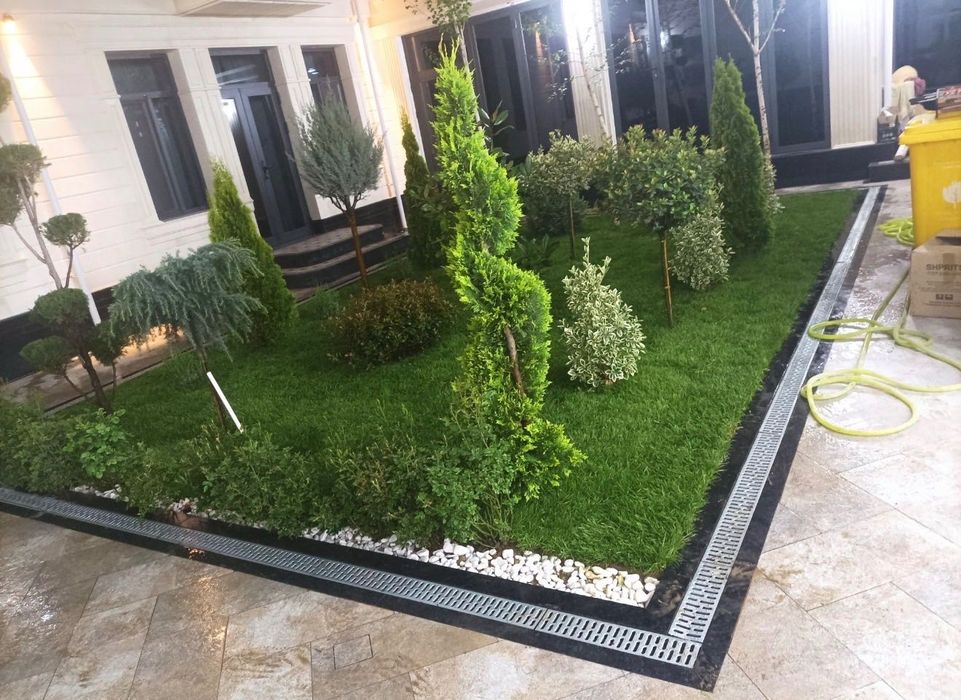 Газон рулонный газон таййор полив установка