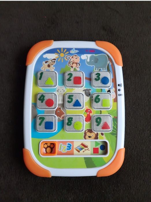 Tabletă- jucărie educațională, interactivă, în lb.engleză, +9 luni