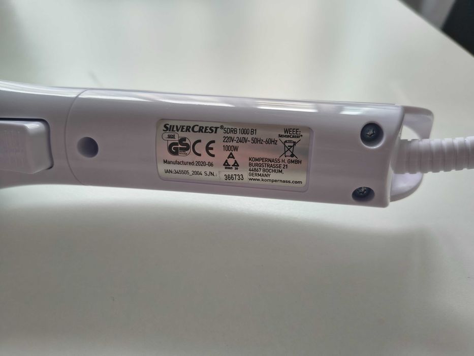 Perie verticală cu aburi Silvercrest SDRB 1000