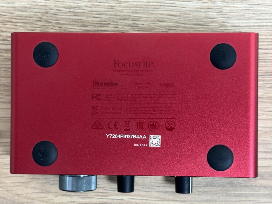 Аудиокарта Focusrite Scarlett Solo 3rd Gen