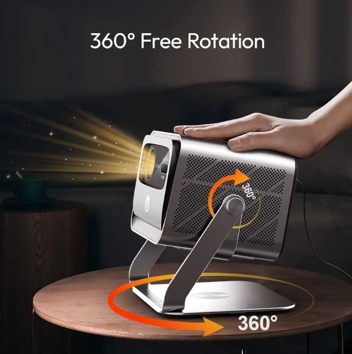 2200 ANSI люменов V80 DLP мини-проектор BYINTEK 4К проектор, Премиум