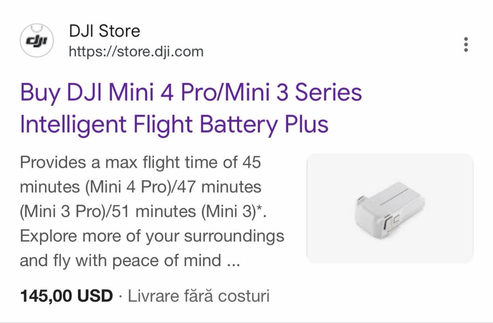 Baterie Dji Mini 4 Pro