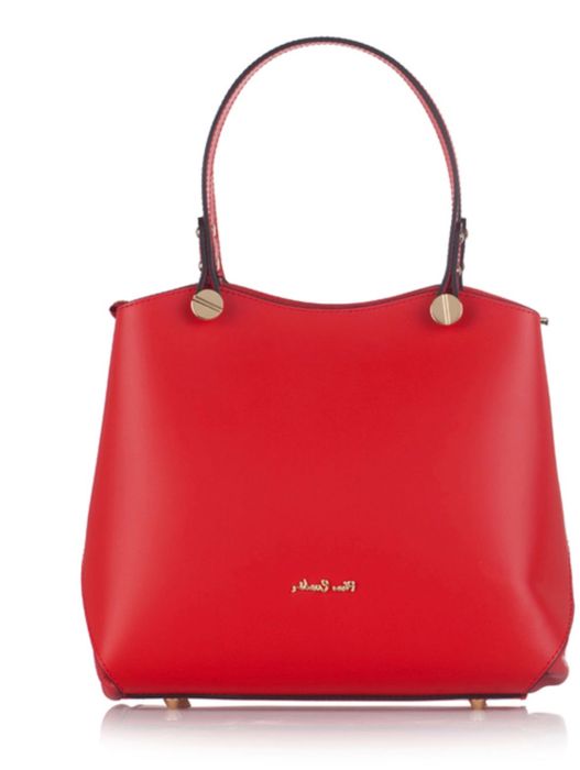 Червена дамска чанта -Pierre Cardin