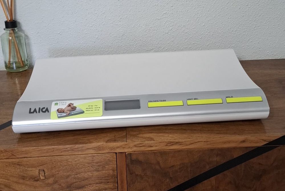 Cantar de bebelusi LAICA PS3001, electronic, 20Kg, alb- argintiu