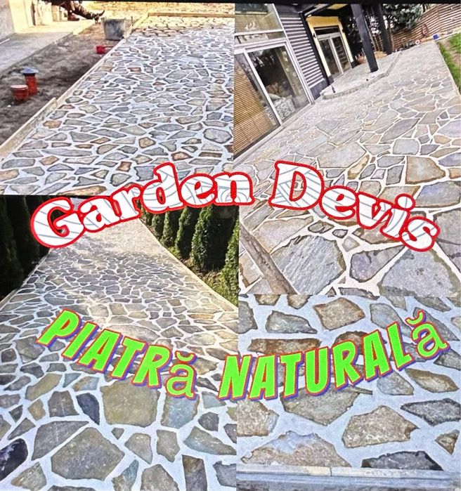 Piatra de munte - livrare + montaj la cerere