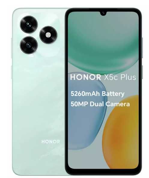 Смартфон Honor X5c Plus 64GB Green + Външна батерия