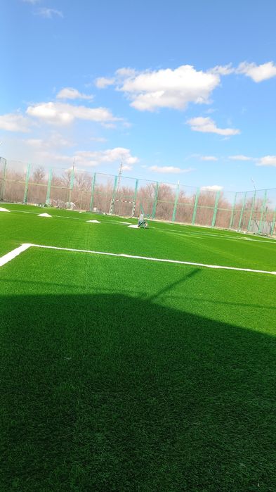 Монтаж искусственный газон