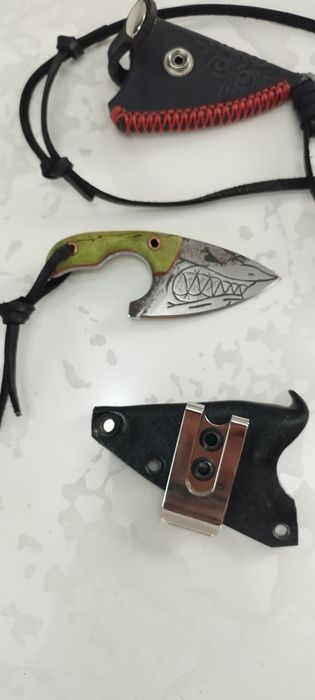 Нож Некър за носене на врат или колан