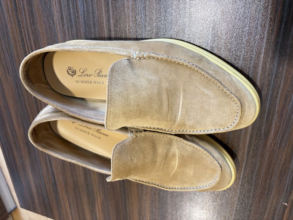 Loro piana  велурени  мокасини