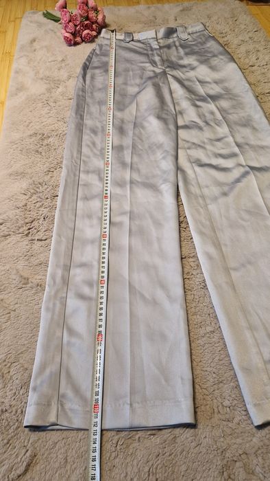 Pantaloni satinati Zara, noi, mărimea S