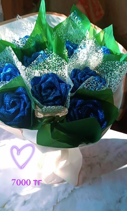 Атласные Розы ручной работы