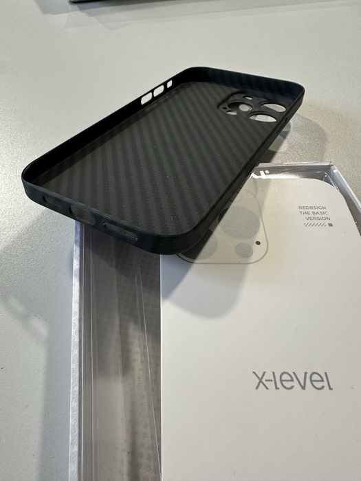 Husa fibra carbon iphone 14 pro max