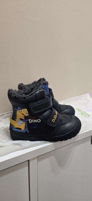 Като нови Детски боти barefoot D.D. step 24 номер топли ботуши