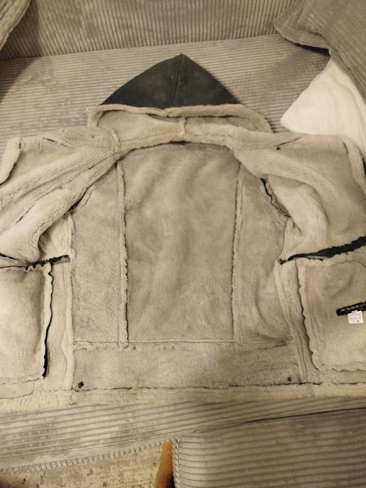 Geacă de piele cu blanā pt femei