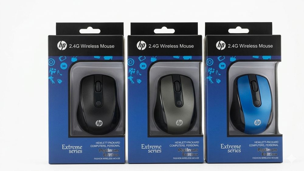 Бу HP 2.4G симсиз сичқончаси оригинал "Extreme Series" (Platinum Editi
