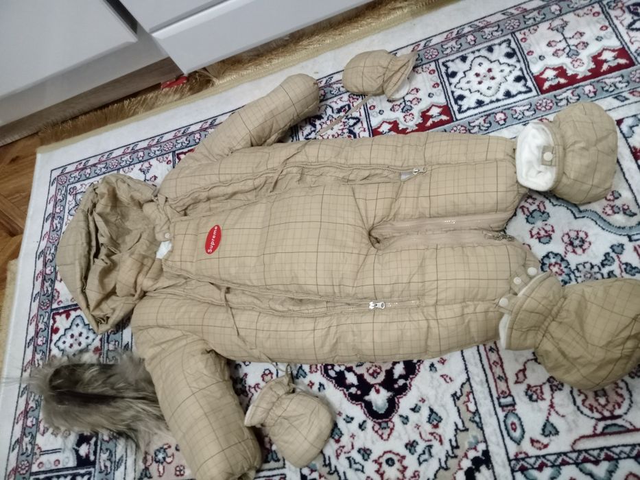 Зимний детский комбинезон