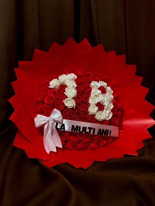 Buchet de flori din sapun