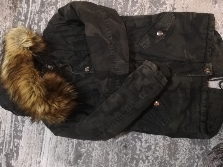 Детска Парка за момче камуфлаж