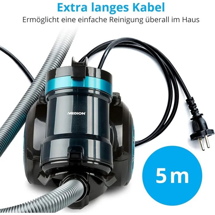 Прахосмукачка без торба Medion Cyclone 2L (MD 19407) 800W