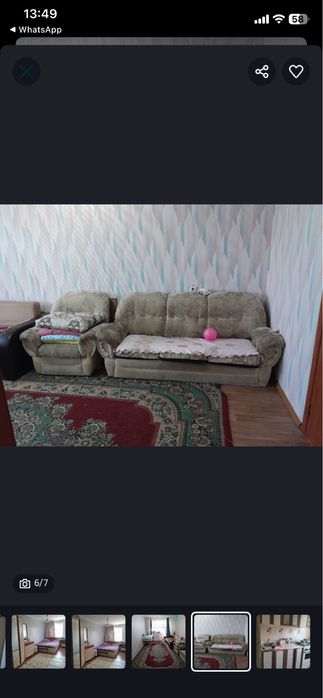 сдам 2х комн квартиру