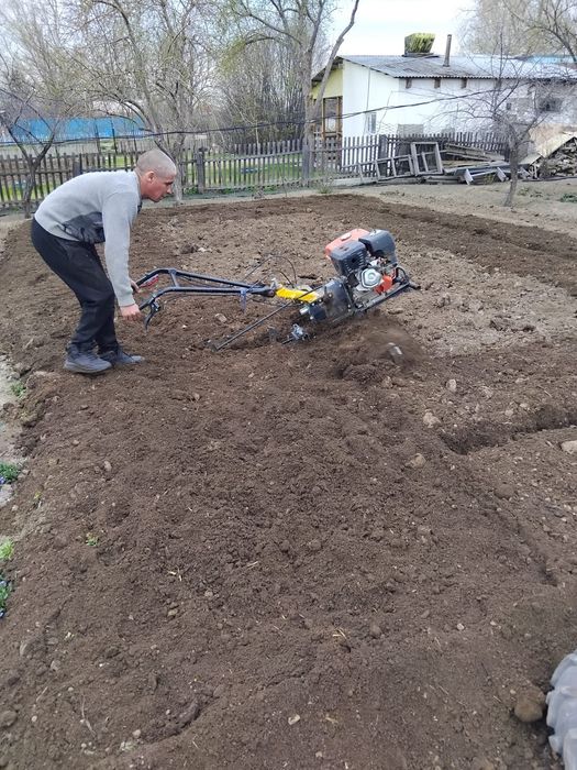 Вспашу огород участок