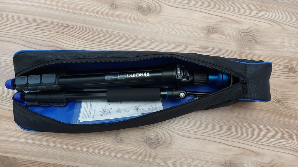 Trepied foto video + cap fluid Benro Aero2