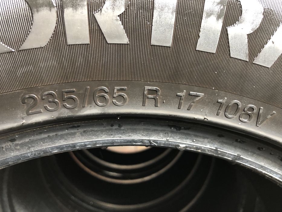 235/65/17 шины б/у из Германии