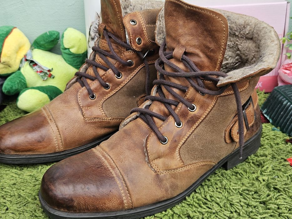 Invito мъжки топли боти от кожа N4