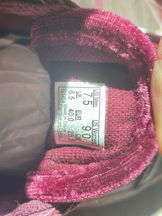 Нови обувки Vans old skool естествена кожа в тъмночервен цвят