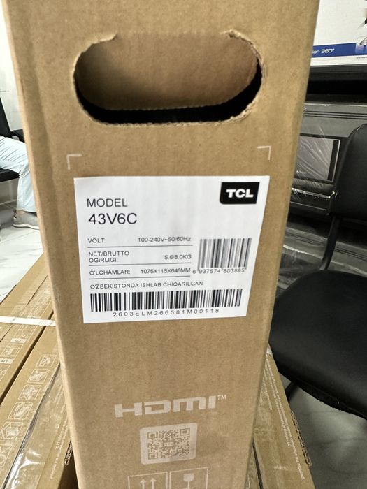 Телевизор TCL 43V6C Бесплатная доставка по оптимальным ценам