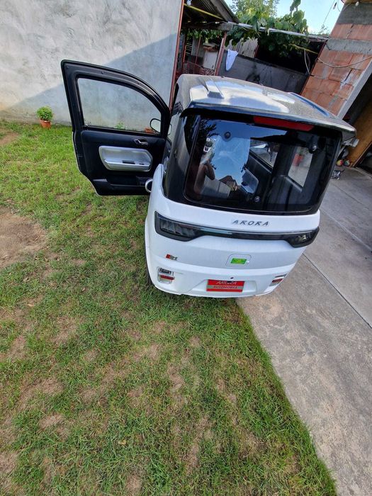 Masina electrica S1 ARORA, 2000W, 25km/h, nu necesita permis, Alb