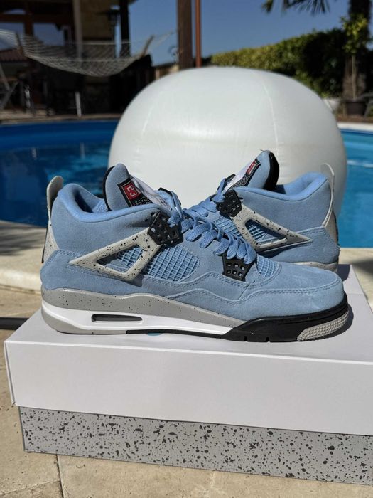 Jordan 4 UNC Мъжки Кецове 44 EUR + Кутия Нови